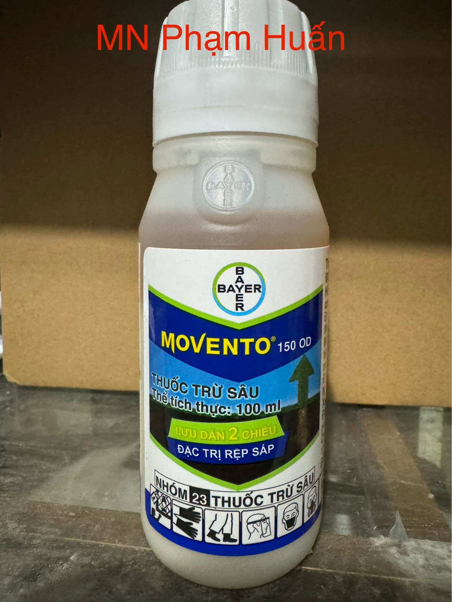  Movento 150OD - Thuốc trừ rệp sáp bọ trĩ - Lưu dẫn 2 chiều dùng cho hoa hồng hoa lan & cây cảnh 100ml  