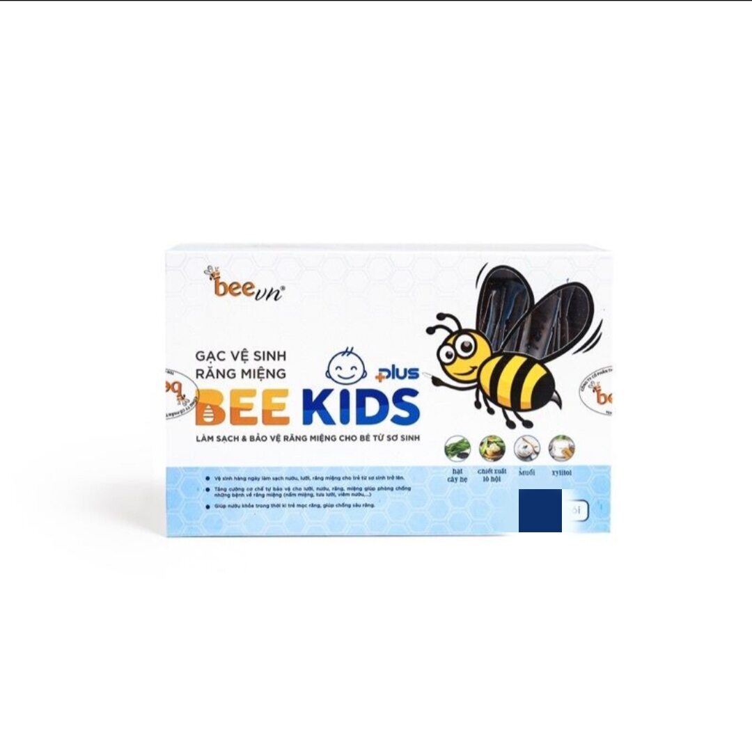 Gạc Rơ Lưỡi Bee Kids (hộp 30 chiếc siêu tiết kiệm)