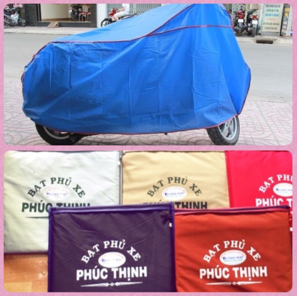 Bạt phủ xe máy VẢI DÙ DÙNG CHO : SH,DYLAN,PCX,VESPA ….