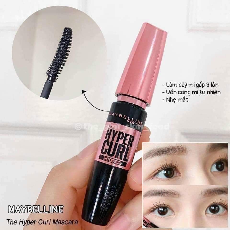 [ JunHee AUTH ] Mascara MAYBELLINE HYPER CURL CHÍNH HÃNG THÁI LAN