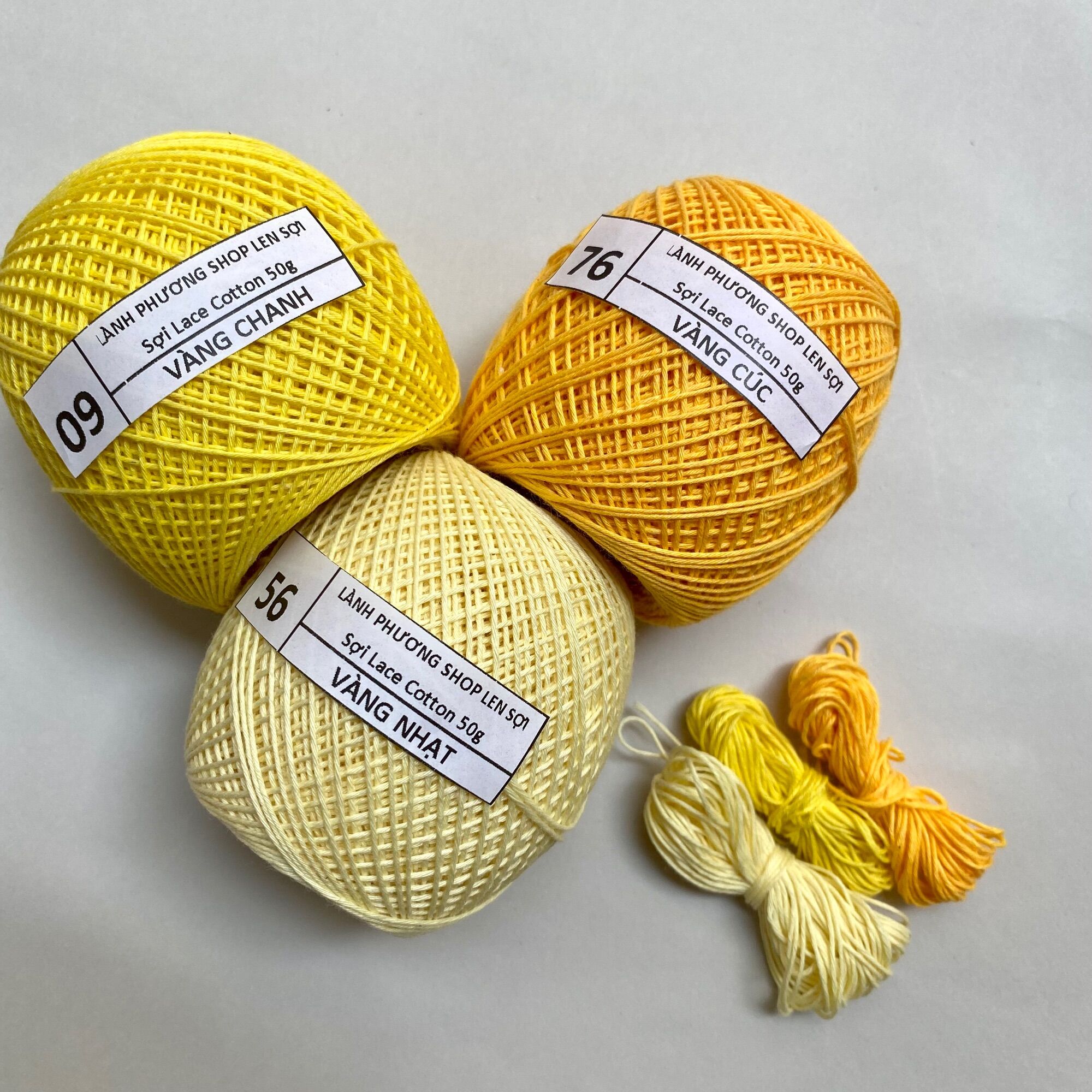 Sợi Lace Cotton 0.8mm Đan Móc Mùa Hè