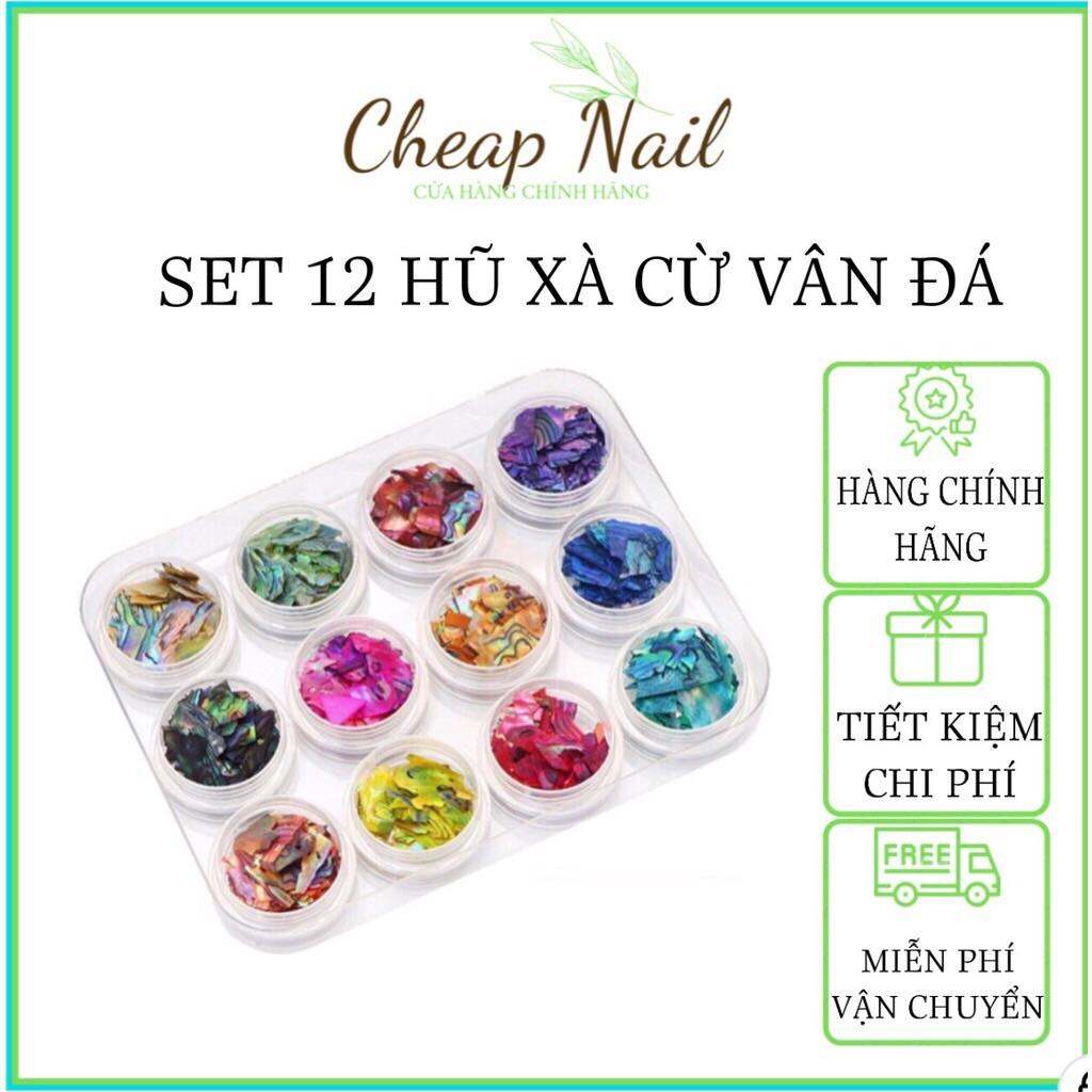 Xà cừ nail, xà cừ vân đá, vân gỗ mỏng, sáng CHEAP NAIL