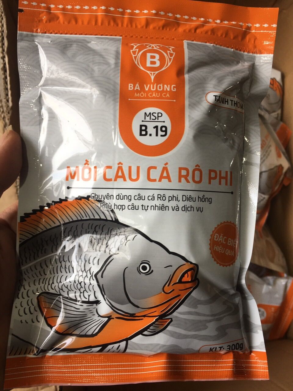 Mồi câu cá chuyên rô phi - b19 Bá vương