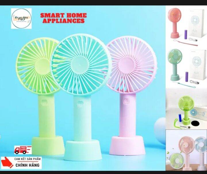[HCM]Quạt sạc dự lịch cầm tay để bàn di động tiện lợi.( Lấy màu ngẫu nhiên)  .