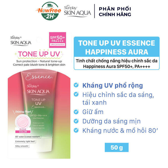 Tinh chất chống nắng sunplay hiệu chỉnh sắc da 50g #hồng