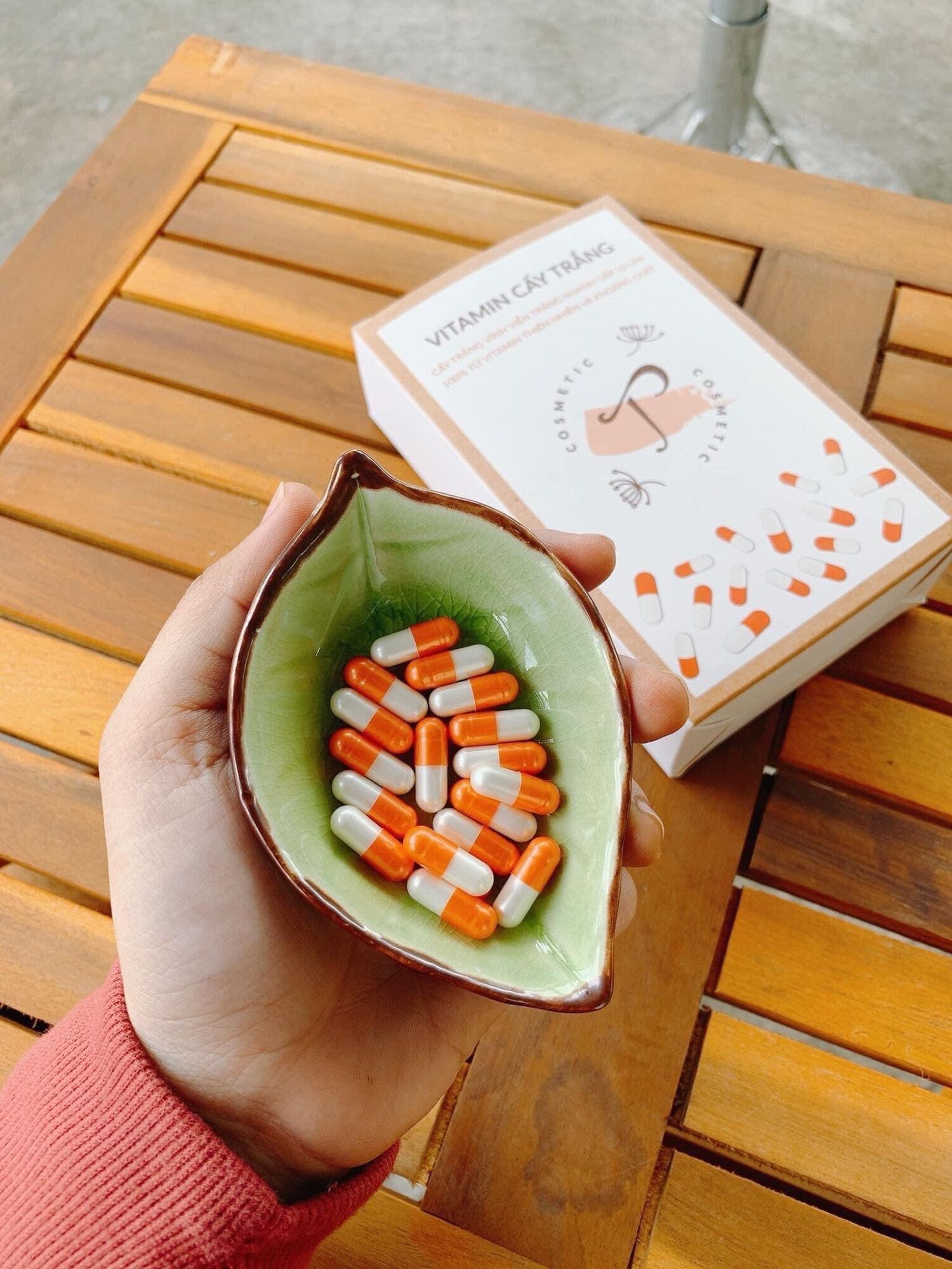 VITAMIN CẤY TRẮNG GIÚP DA TRẮNG NHANH X3 LẦN ( combo 20 viên )