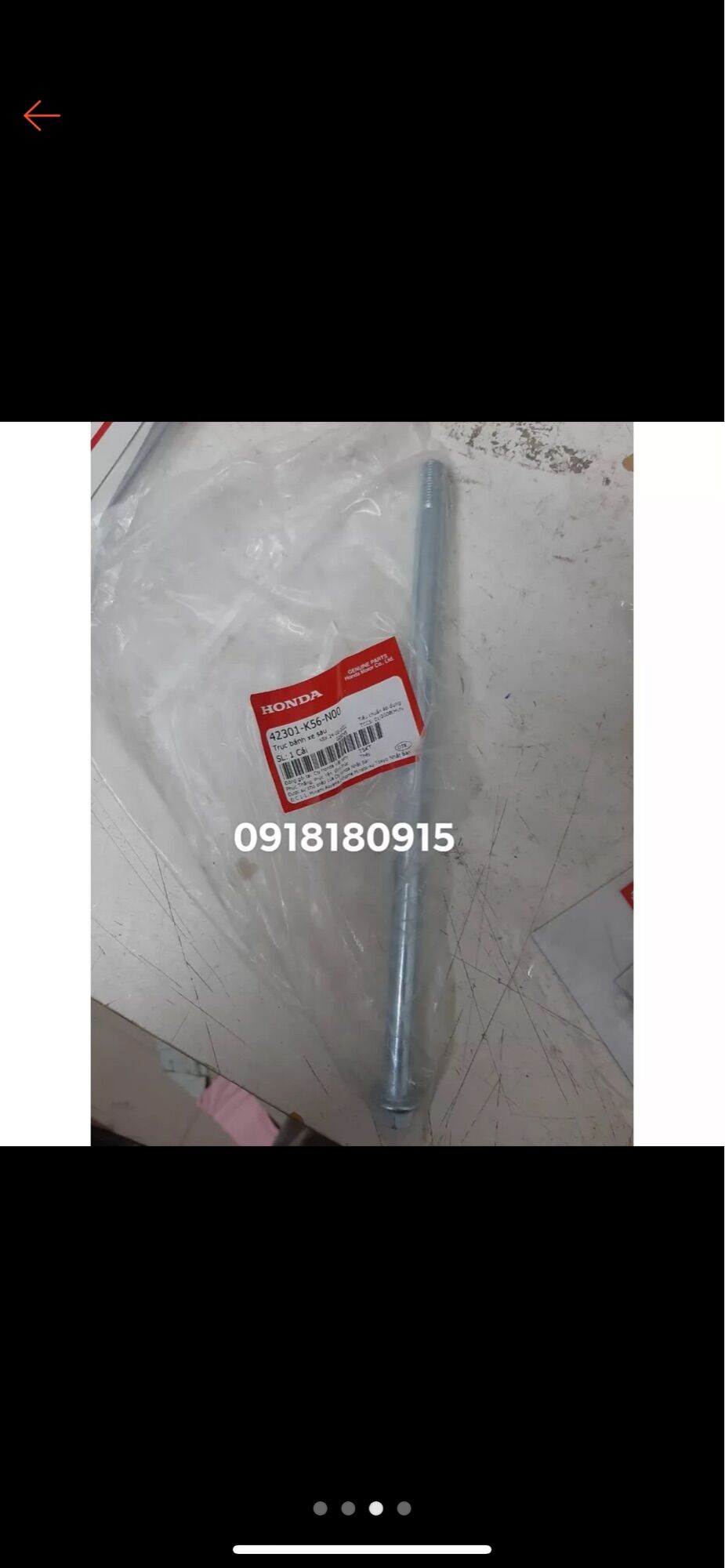 Trục bánh xe sau winner v1 winner x honda