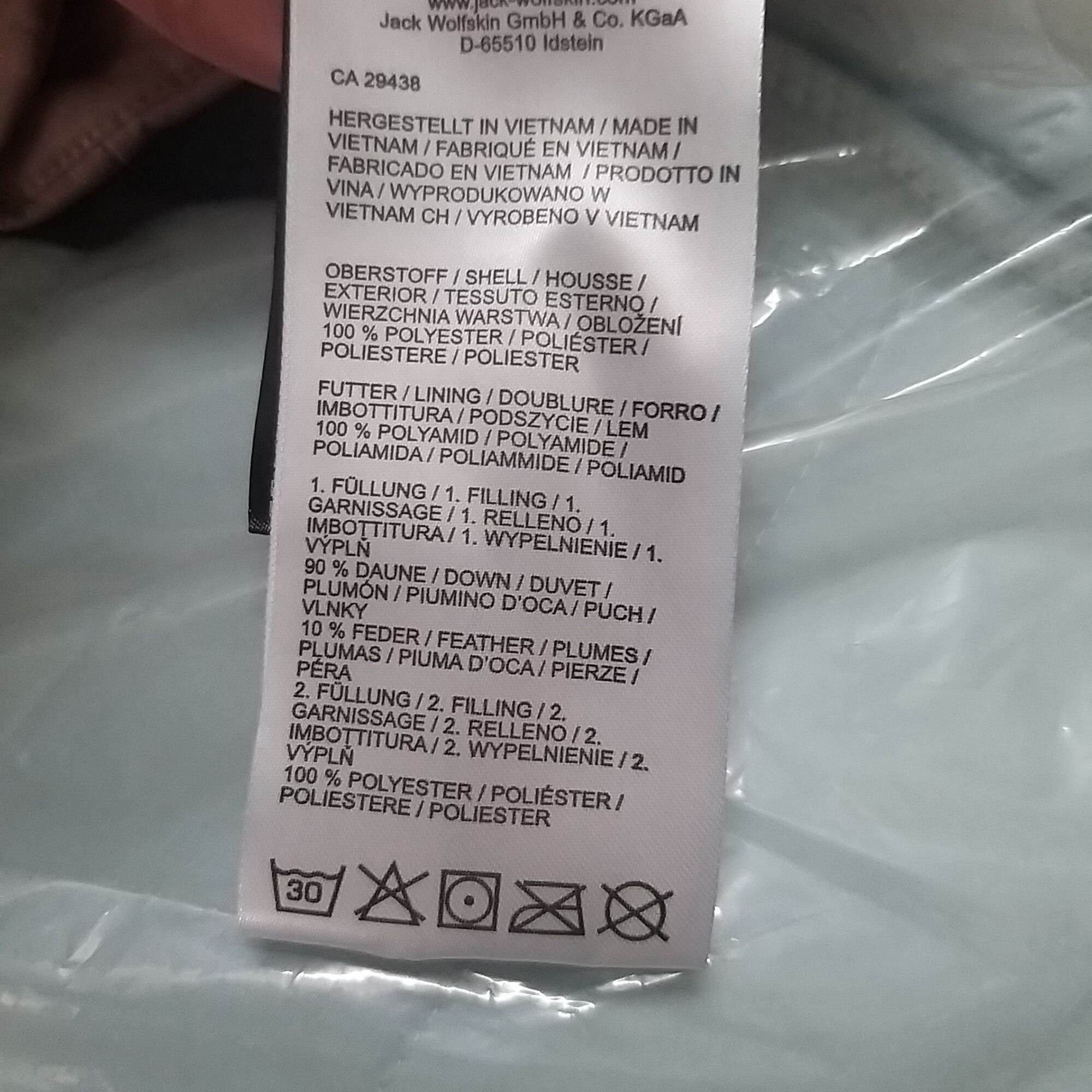 áo lông vũ Jack Wolfskin nữ