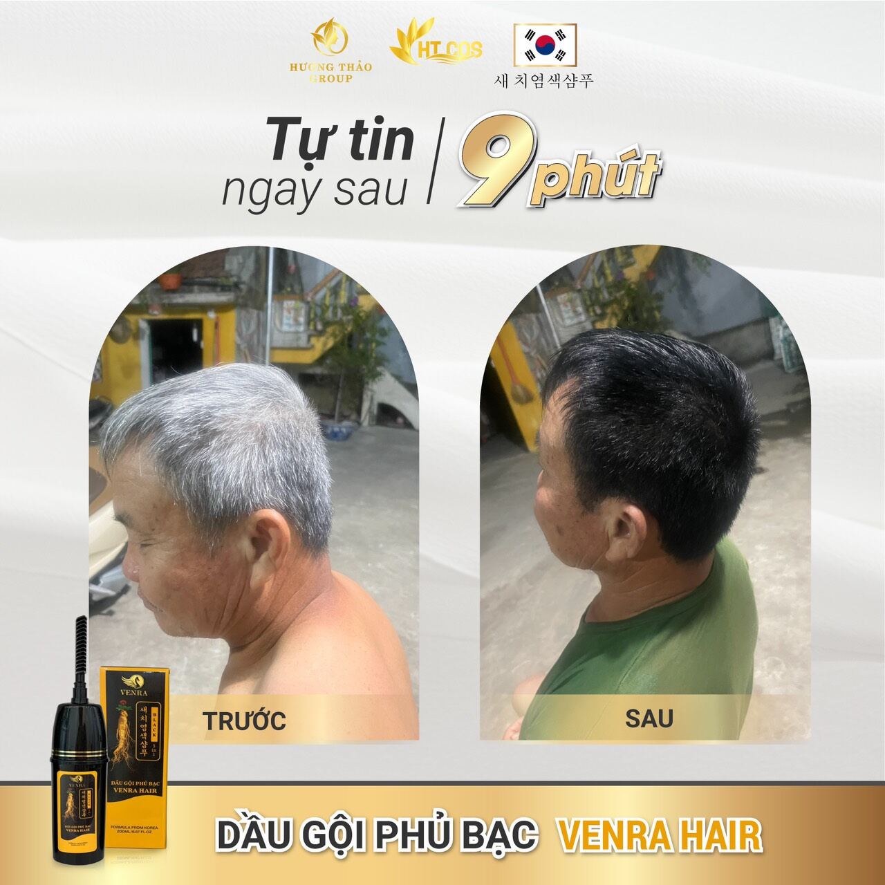 DẦU GỘI PHỦ BẠC VENRA HAIR