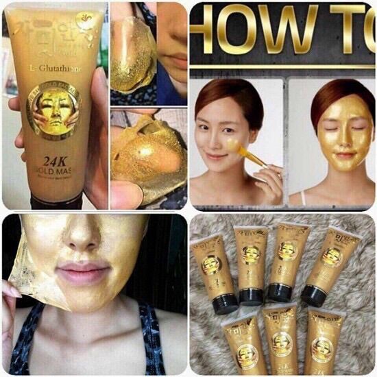 Mặt Nạ Vàng 24k Gold
