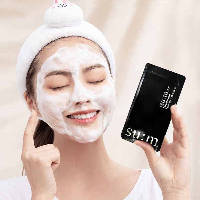 Sét 10 gói mặt nạ sủi bọt thải độc Su:m
