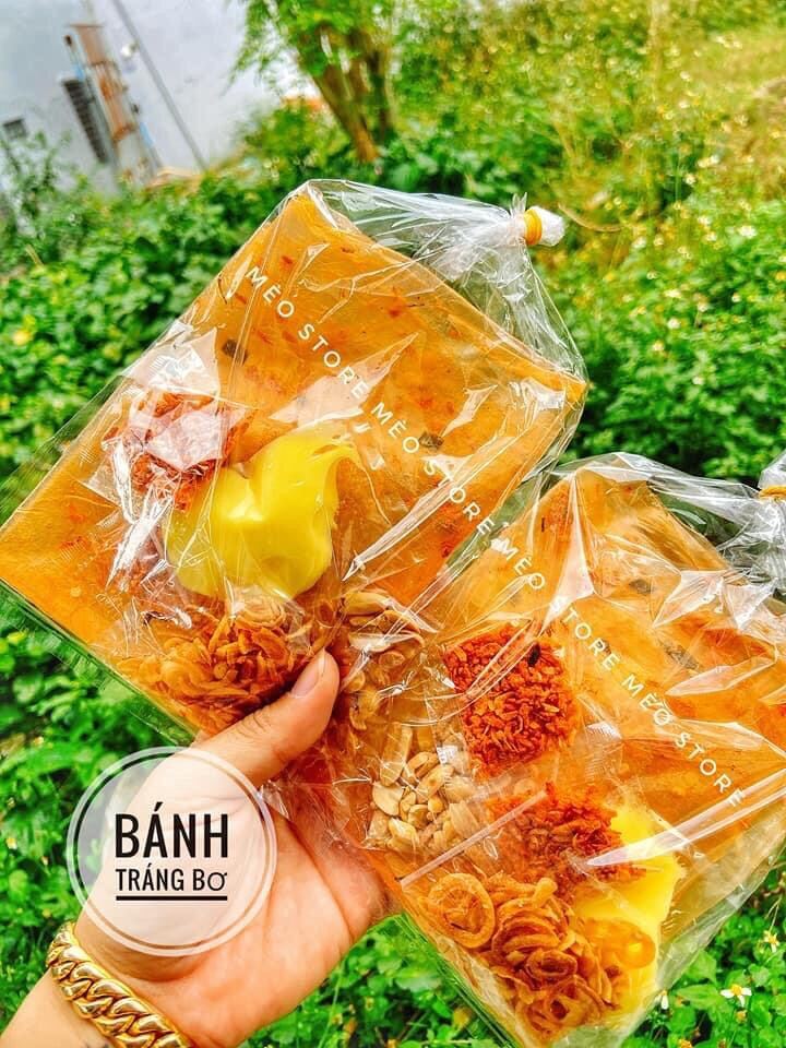 Bánh tráng BƠ siêu ngon ăn vặt đặc sản Tây ninh