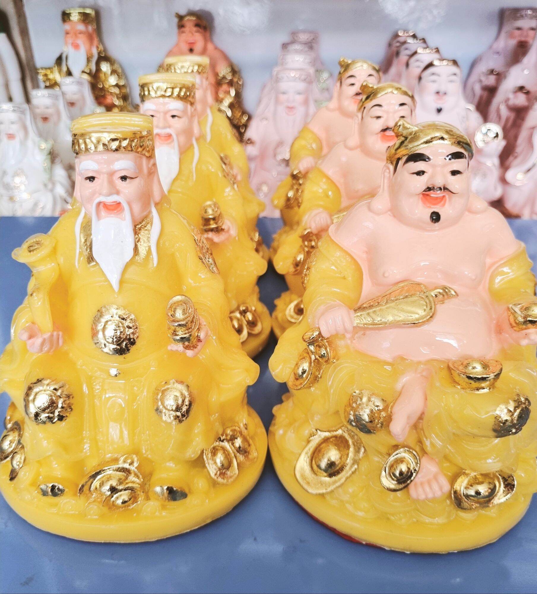 BỘ TƯỢNG ÔNG ĐỊA THẦN TÀI - CAO 15CM