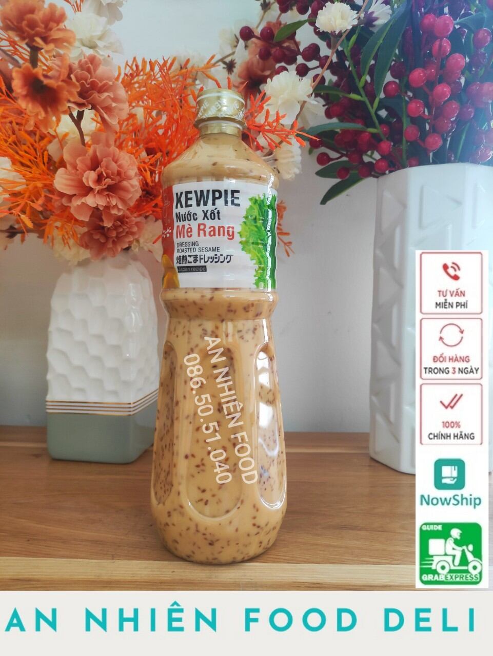Nước xốt mè rang Kewpie Chai 1 Lít