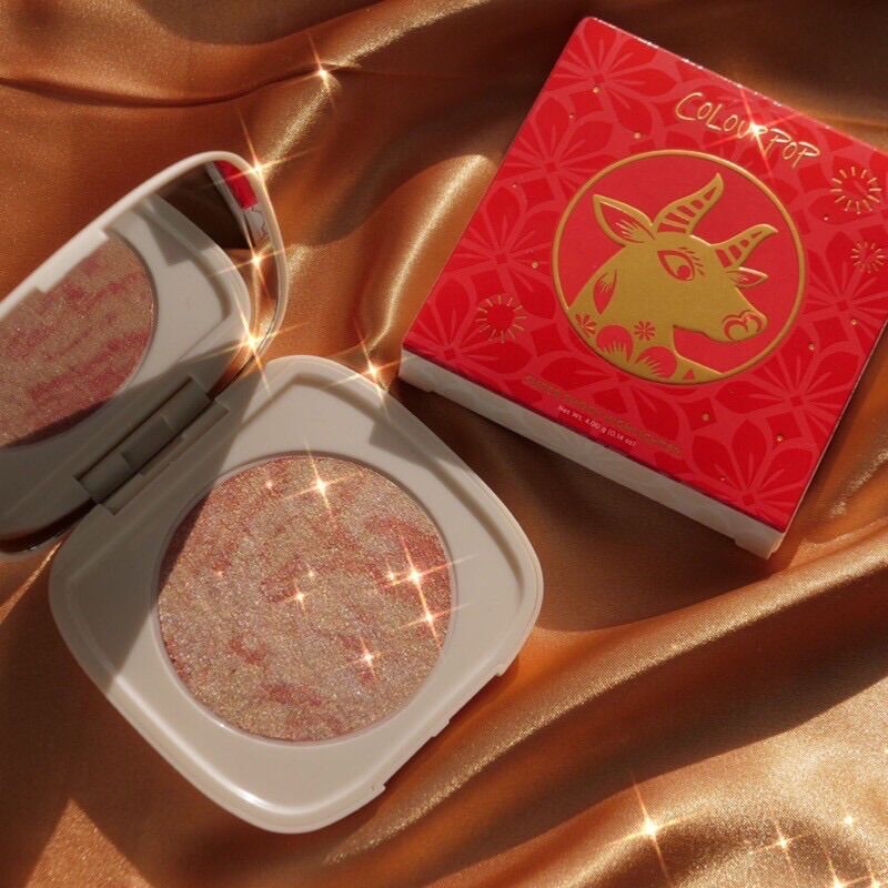 Phấn má highlight bắt sáng Colourpop Lantern Fest lantern fest super shock cheek highlighter colourpop highlighting powder highlight