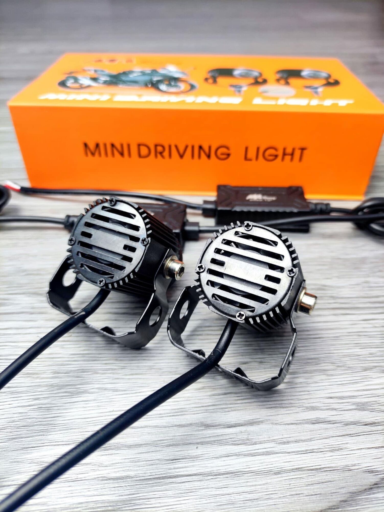 Đèn Trợ sáng Bi cầu mini MAracing Công suất 18W