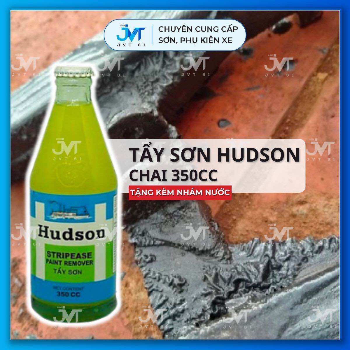 Chai tẩy sơn Hudson/ Tẩy sơn xe máy, ô tô/ Tẩy sơn trên kim loại, Gỗ