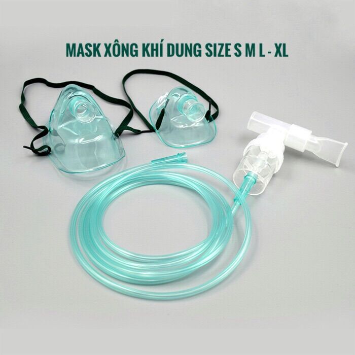 ❤️ Bộ mặt nạ mask xông khí dung cho trẻ em và người lớn dành cho máy thở xông khí dung/ xông mũi họng Mask xông khí dung, mặt nạ xông khí dung, phụ kiện máy xông mũi họng không có túi cho cả em bé và người lớn