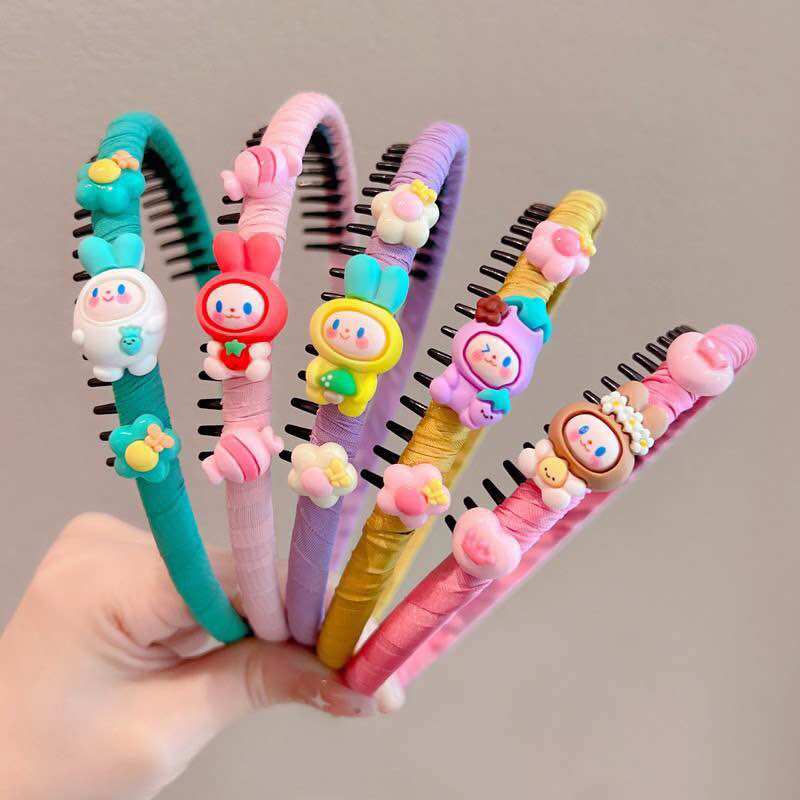 Băng đô cài tóc kiểu hoạt hình dễ thương cho bé gái
