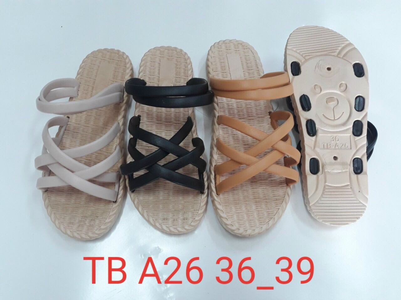 Dép nhựa sandal nữ thời trang