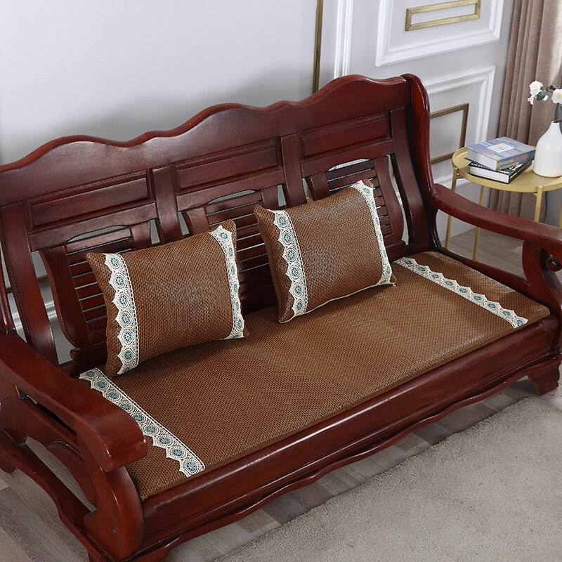 Ghế Sofa Bằng Gỗ Thông Mùa Hè Dày Chống Trượt Bằng Lụa Băng Tre Cổ Điển Kiểu Dáng Đơn Giản Hiện Đại Dùng Cho Ghế Sofa Hợp Lý
