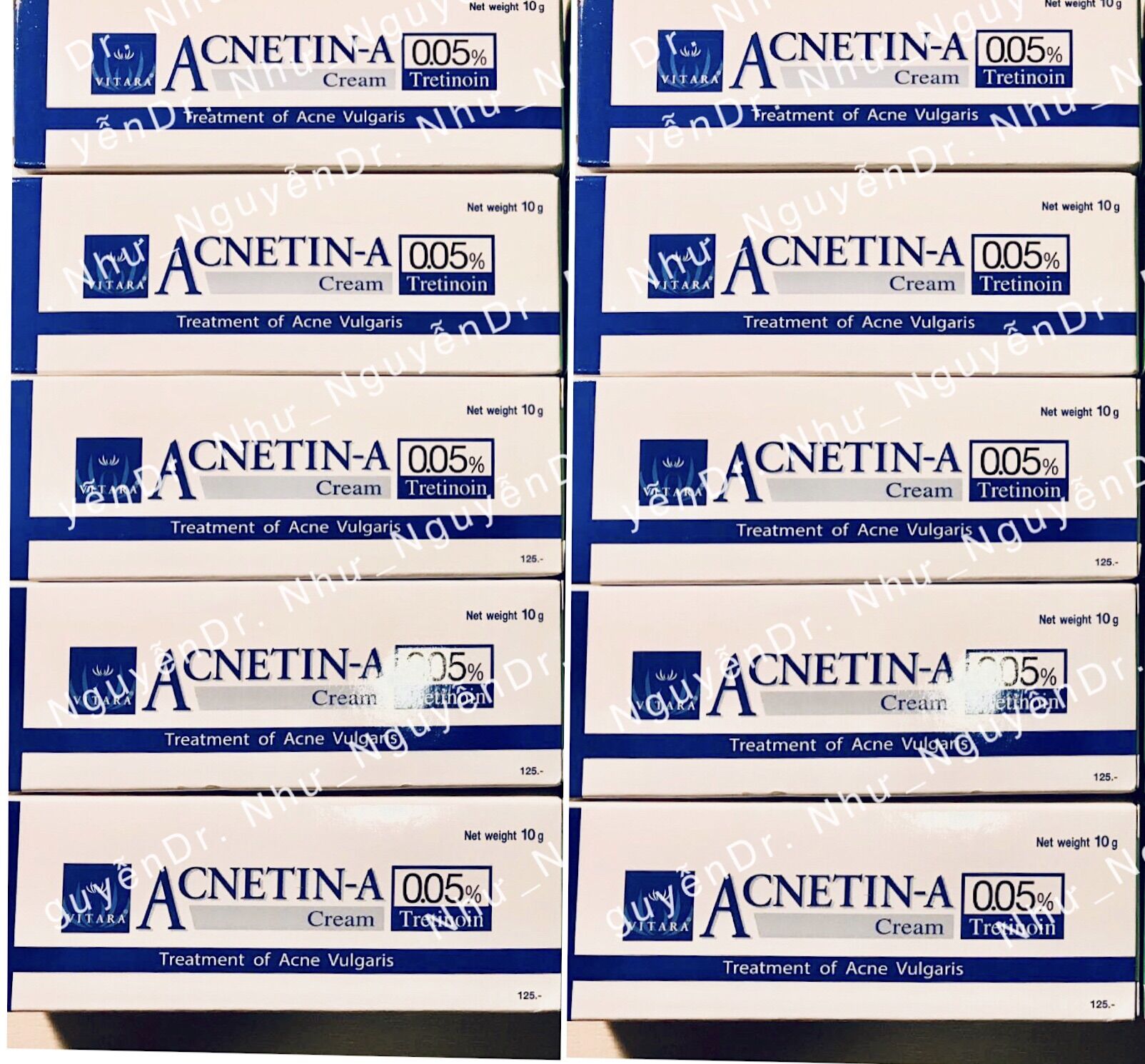 [HCM](10g-0.05%) Acnetin kem giảm mụn 0.05%