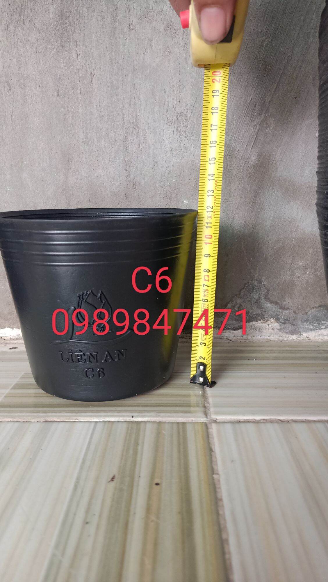 Chậu nhựa chất lượng C6 combo 200 cái