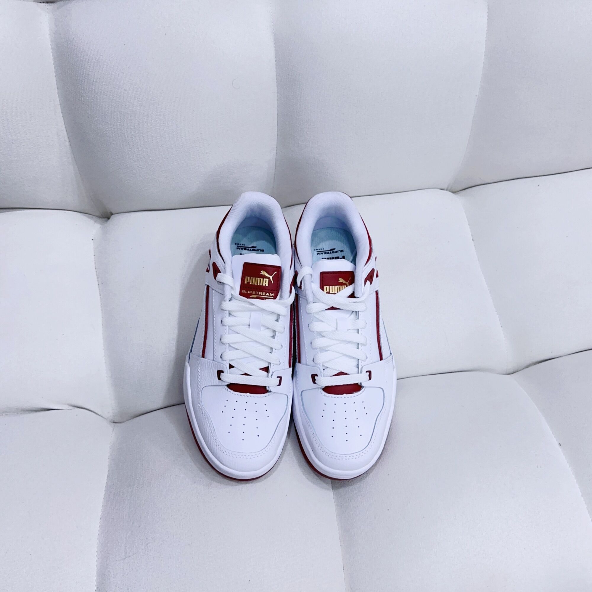 [Chính Hãng] Giày Puma Slipstream White/Red