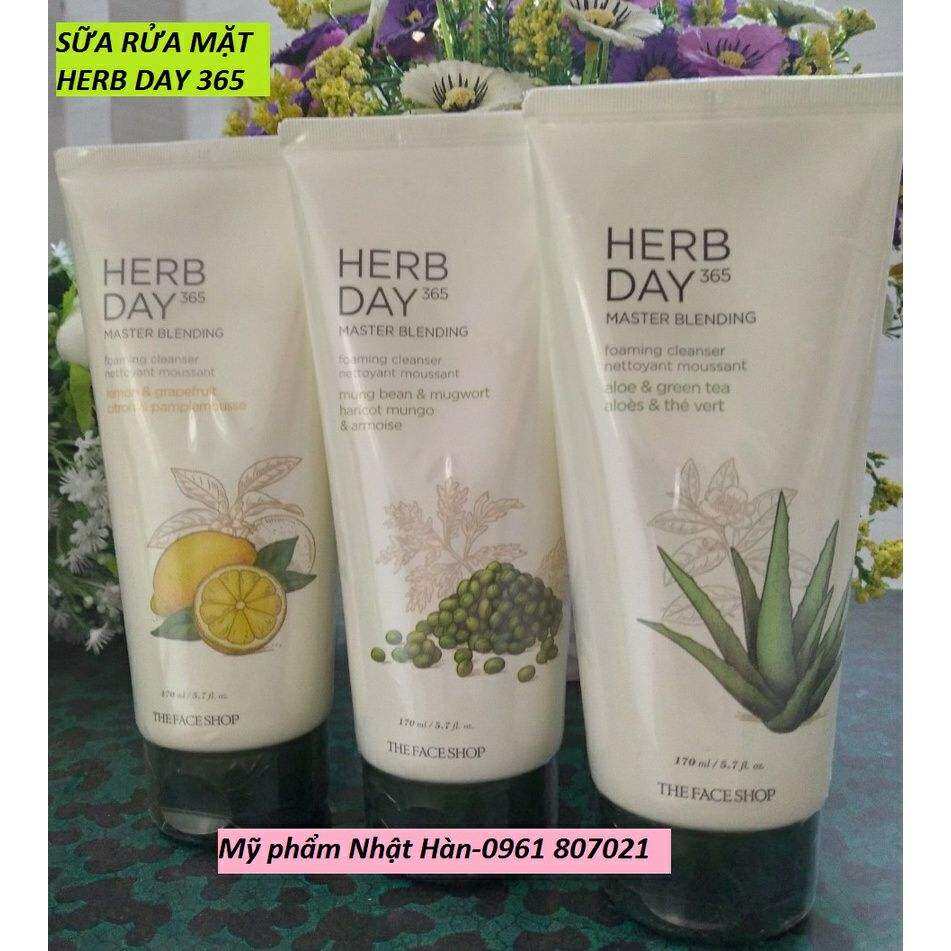Sữa rửa mặt The Face Shop Herb Day 365