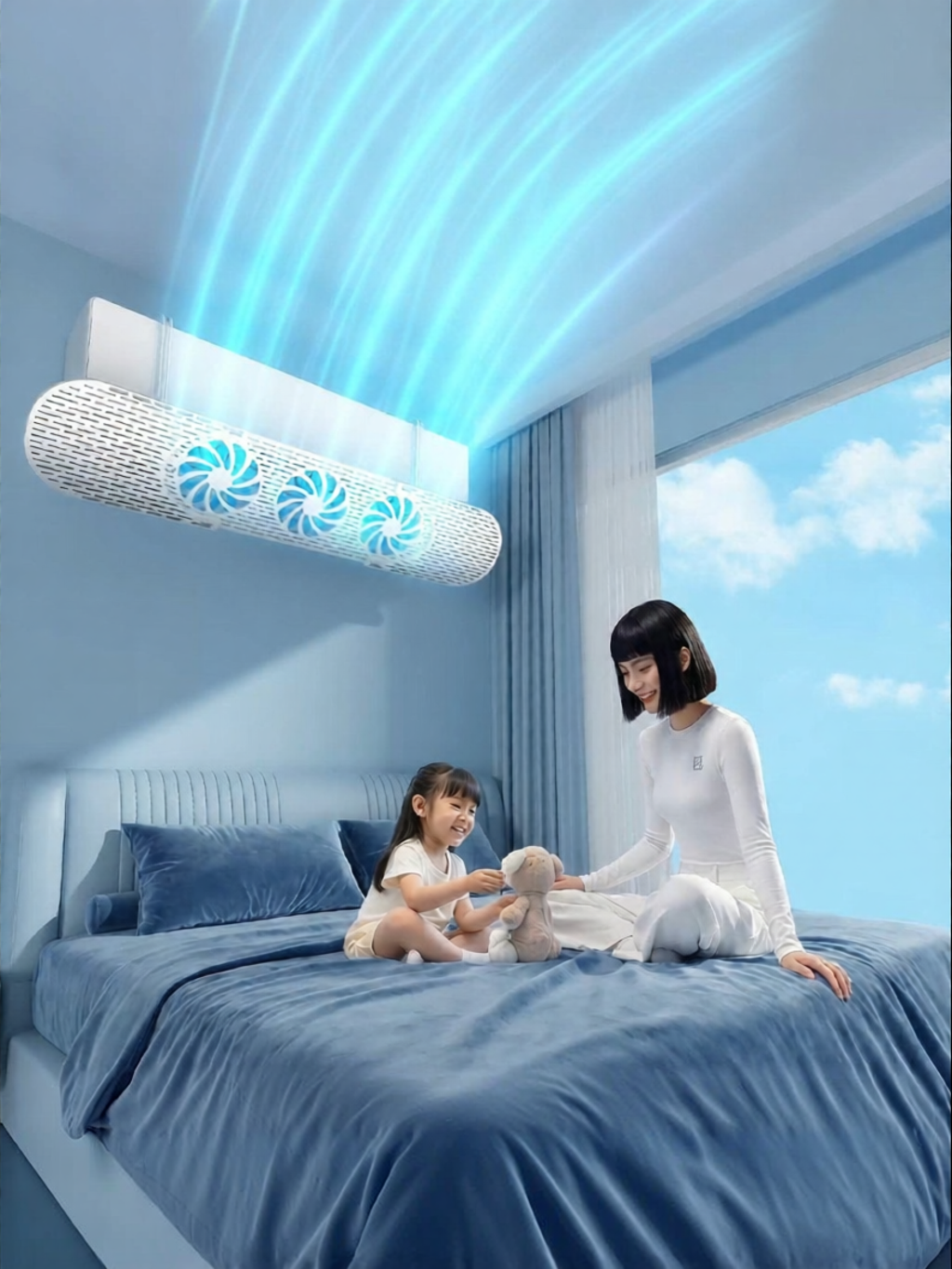 Qianbaihui | Cản Gió Trực Tiếp Cho Điều Hòa Treo Tường