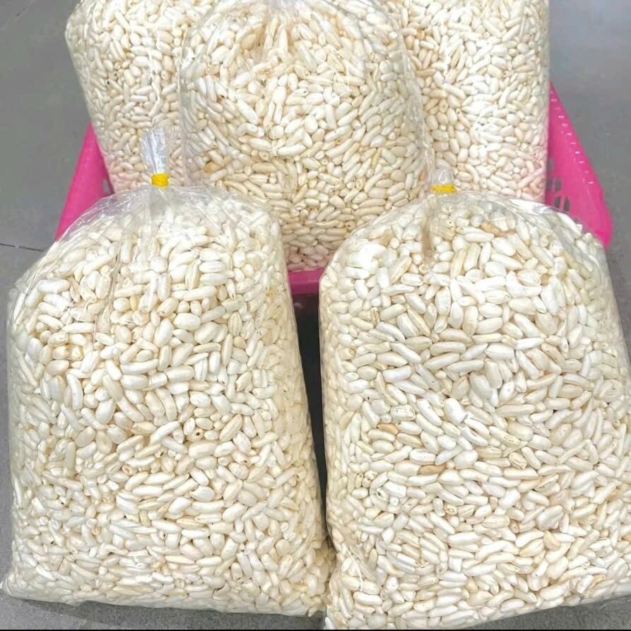 Cốm gạo không đường 500gr🌾Gạo Mới thơm ngon giòn - Hương Vị tuổi thơ dữ dội - Ăn Vặt Siêu Ngon