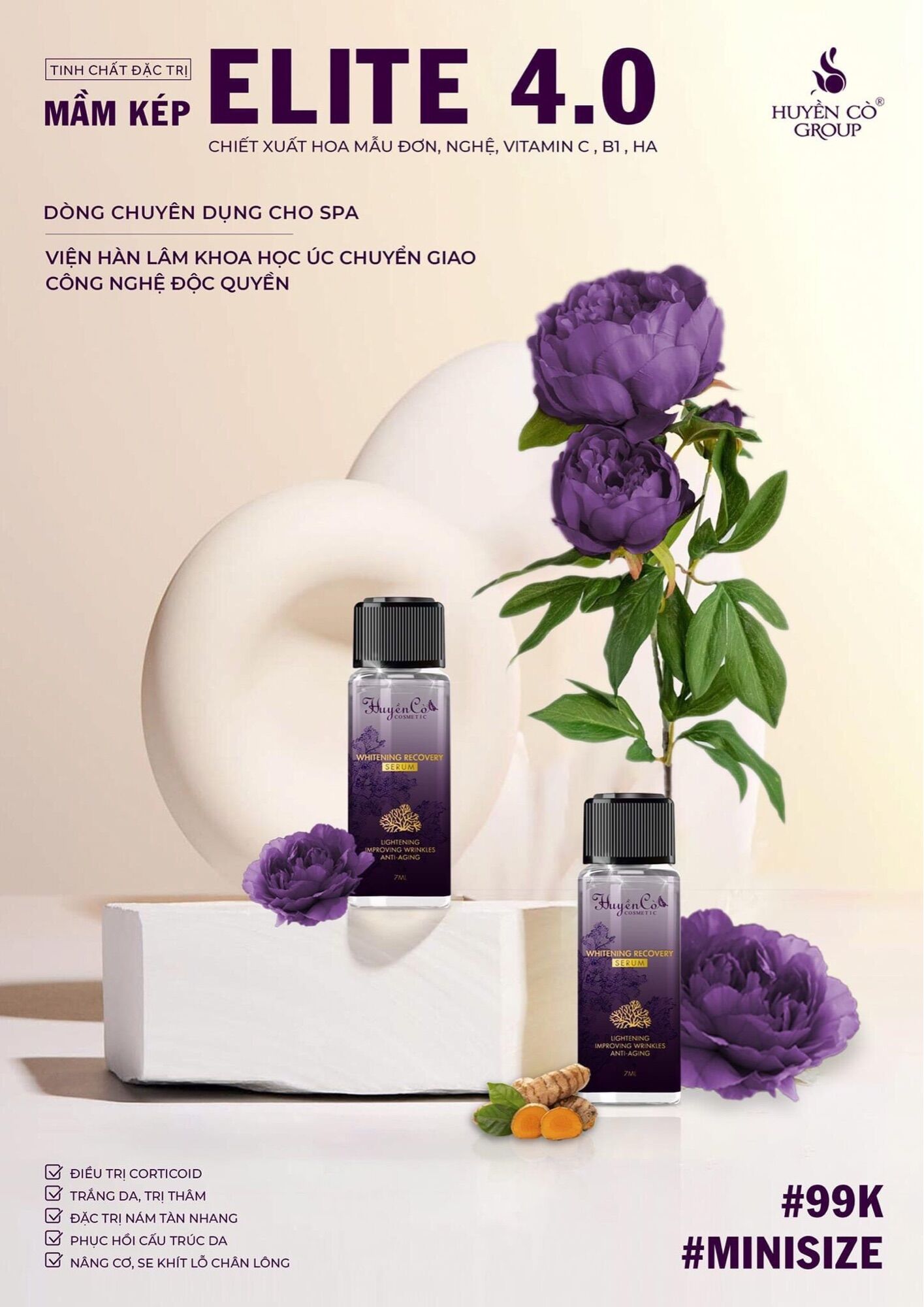 Tinh chất serum mầm kép huyền cò 5ml