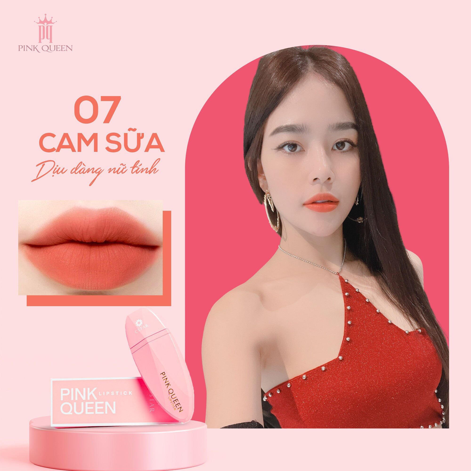 Son siêu lì pink queen