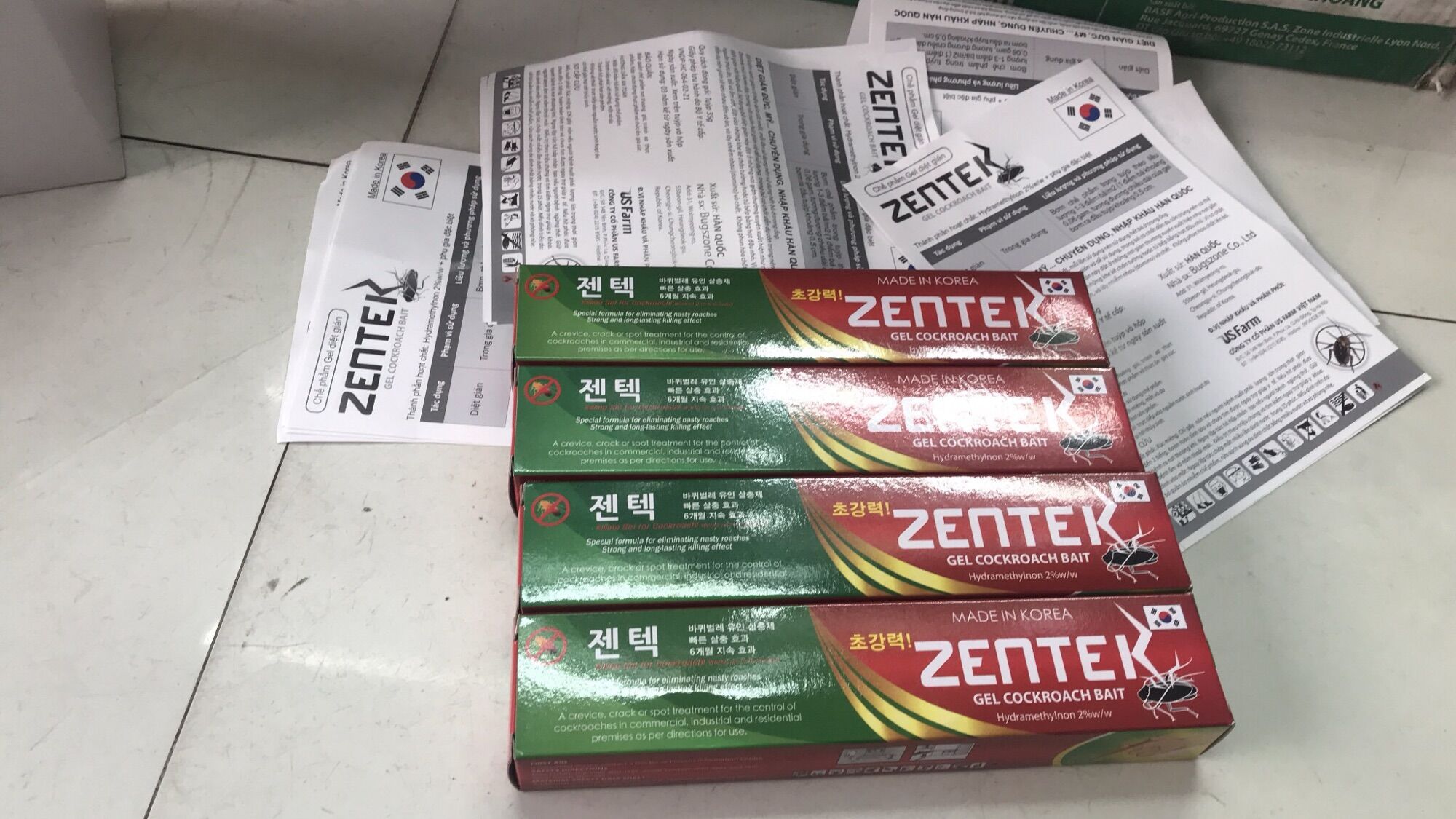 Thuốc diệt gián ZENTEK - diệt cả gián bé