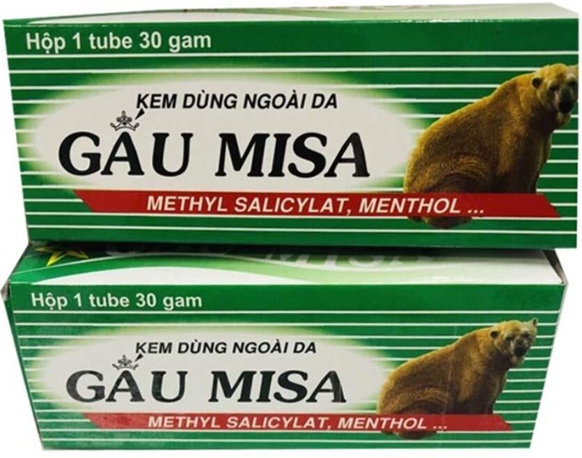 KEM BÔI DA GẤU MISA. H/1 tuýp  × 30g.