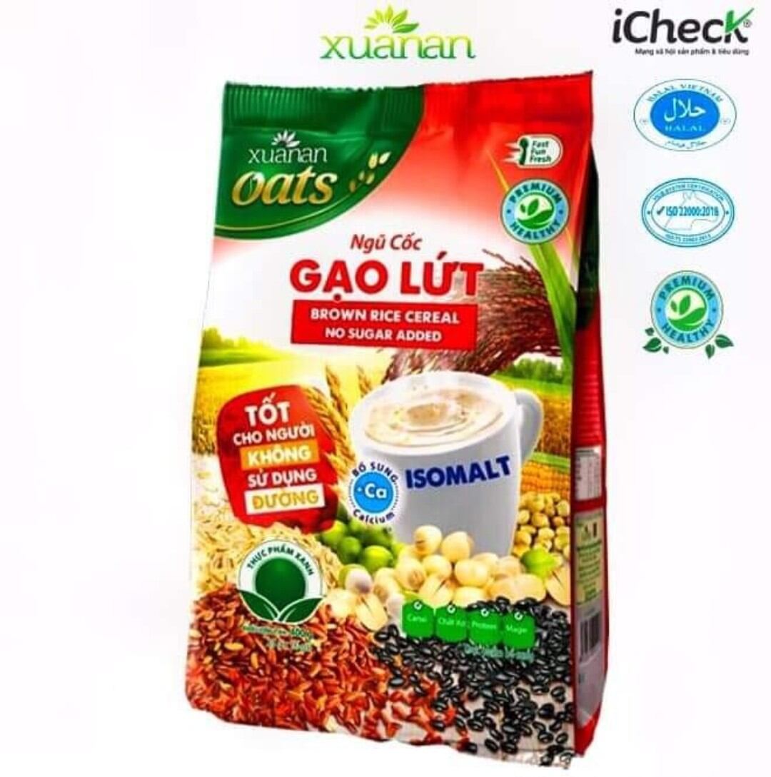 Combo 5 gói ngũ cốc gạo lứt không đường ( ăn kiêng ) ( có tặng km)