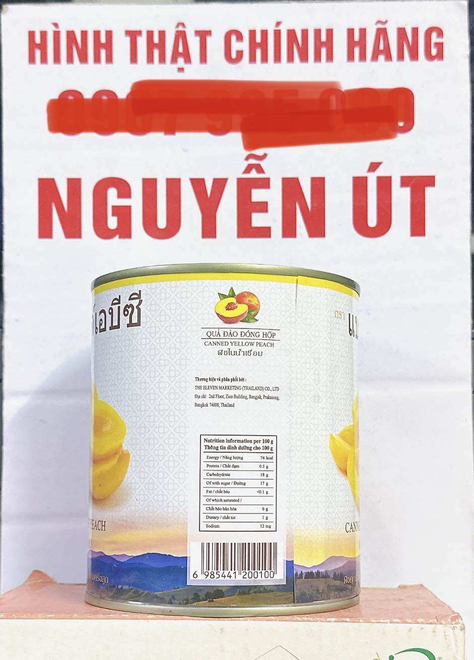 Đào ngâm thái lan 820g