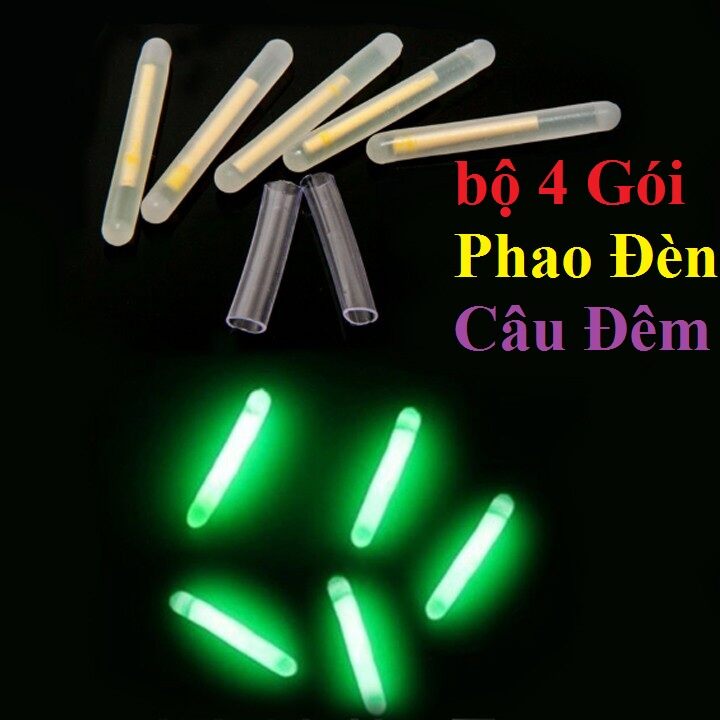 Combo 4 Gói  Phao Đèn Bẻ Câu Đêm
