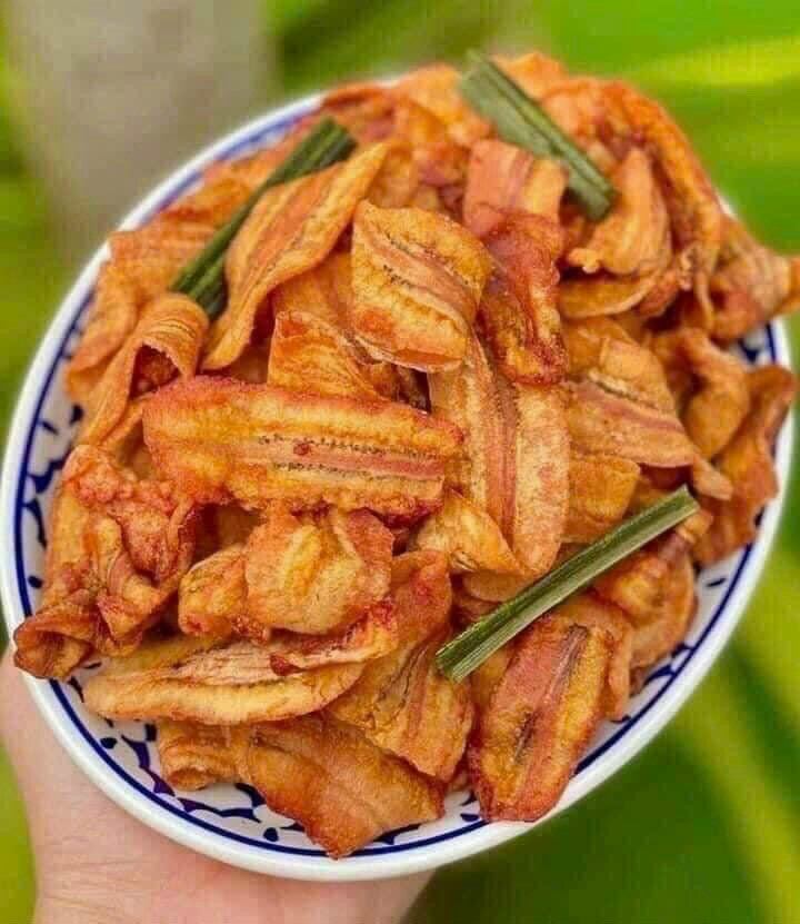 500g chuối sấy mộc