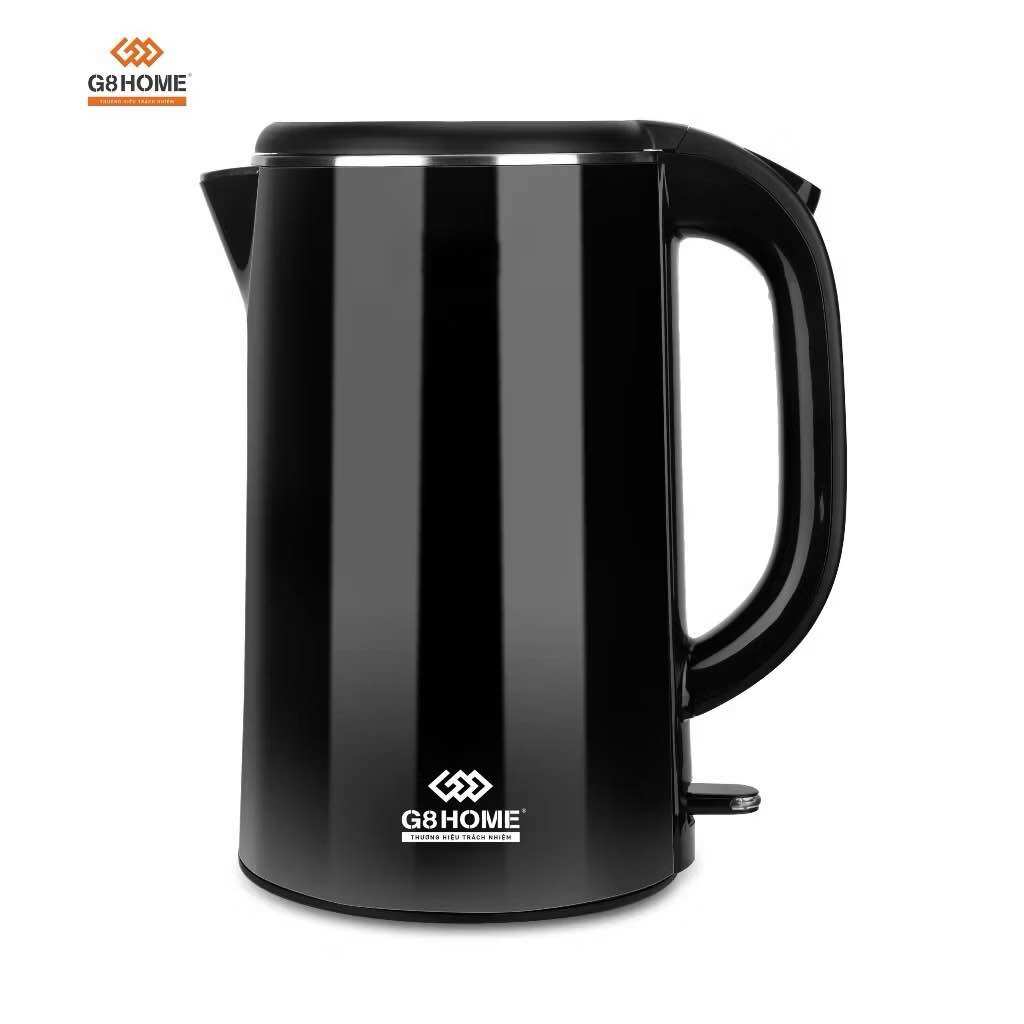 Ấm đun sôi siêu tốc G8-702 thiết kế 2 lớp chống bỏng, an toàn cho người dùng, dung tích 1.8L - 3