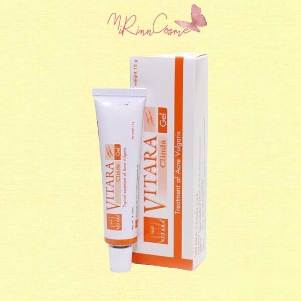 Vitara Clinda Gel - Gel hỗ trợ giảm mụn viêm sưng