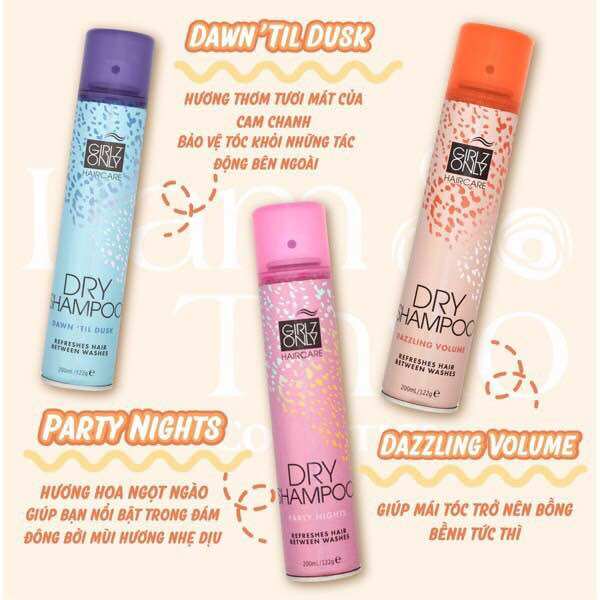 Dầu gội khô Girlz only 200ml