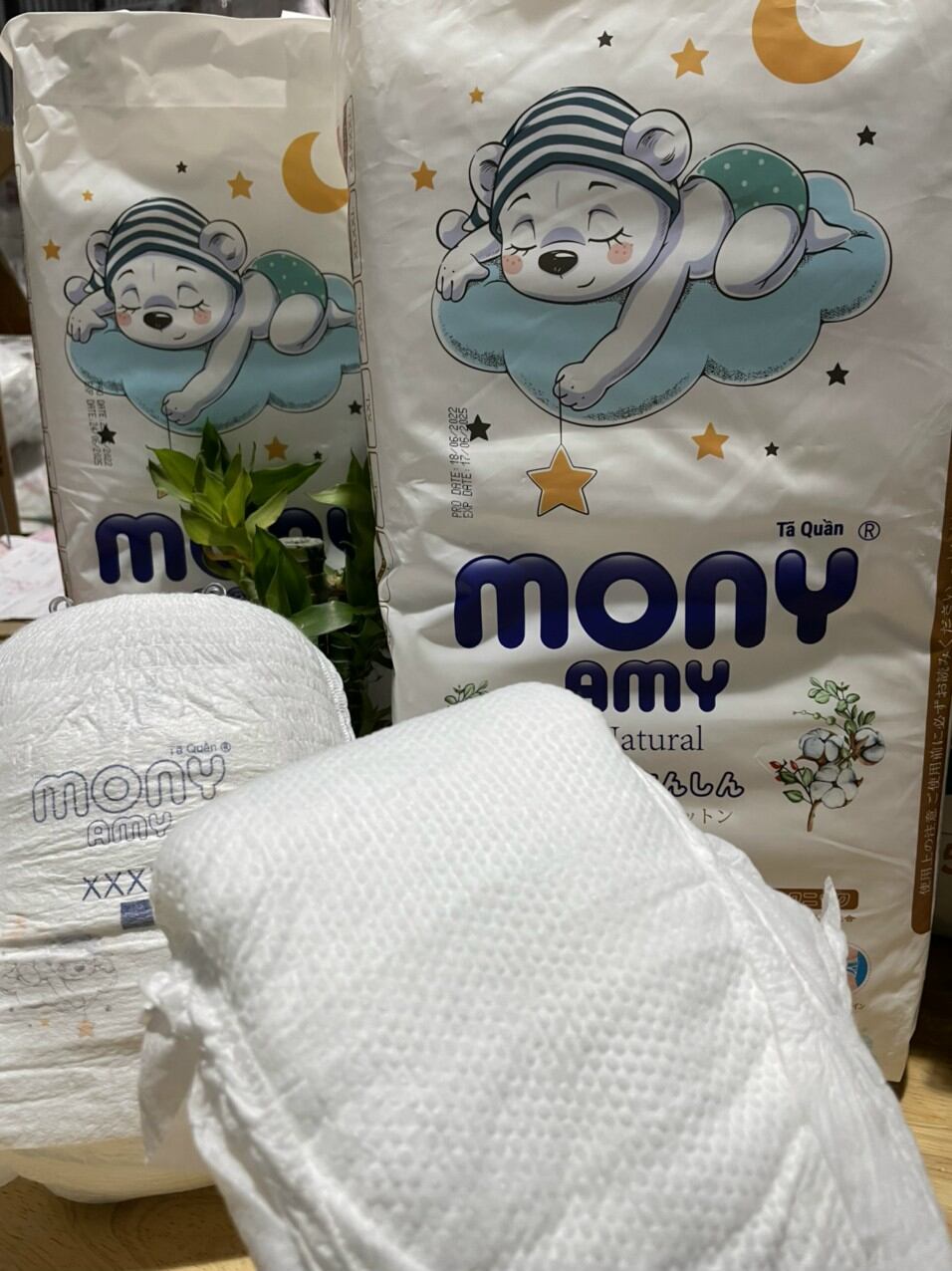 Bỉm Quần MONY AMY Nhật Bản Cao Cấp Size XXXXL 50 miếng