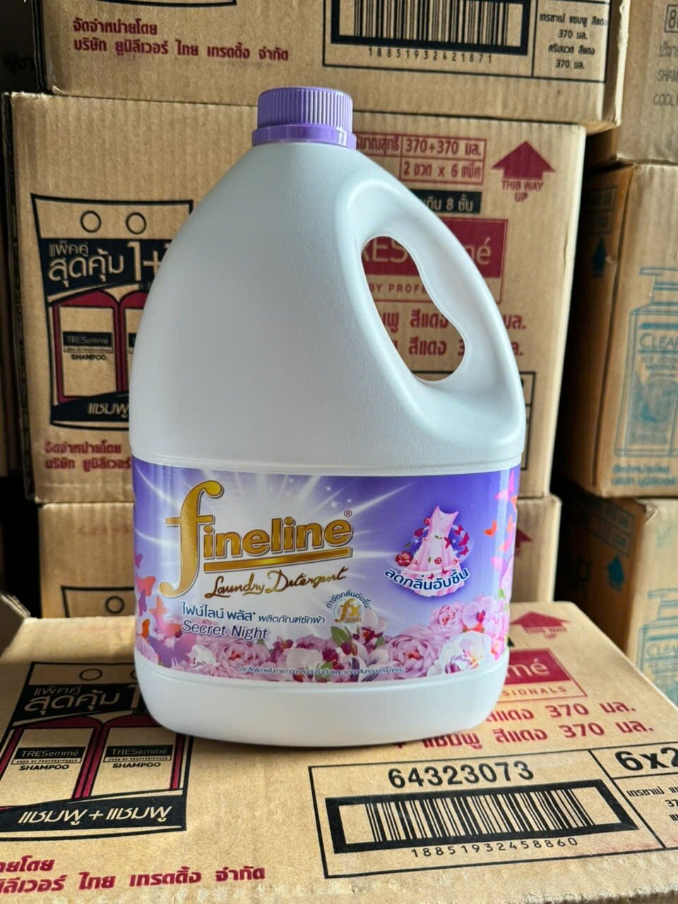 Nước giặt fineline thái lan 3lit màu tím plus mẫu mới