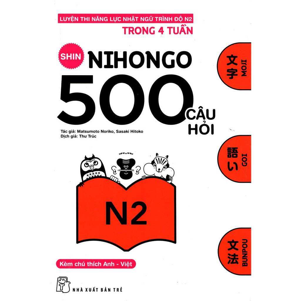 [HCM]Shin nihongo 500 câu hỏi N2