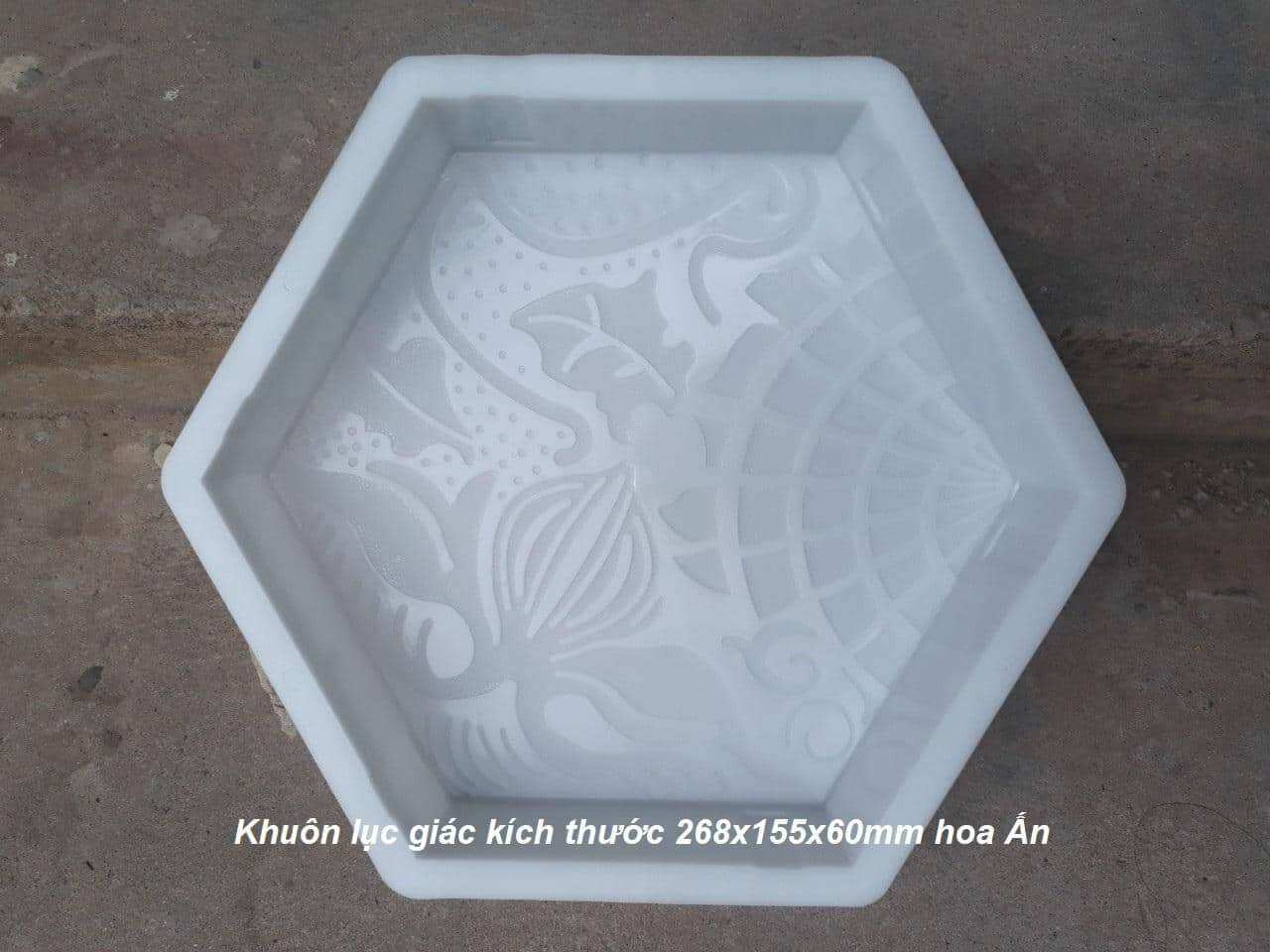Mẫu khuôn lục giác lồi
