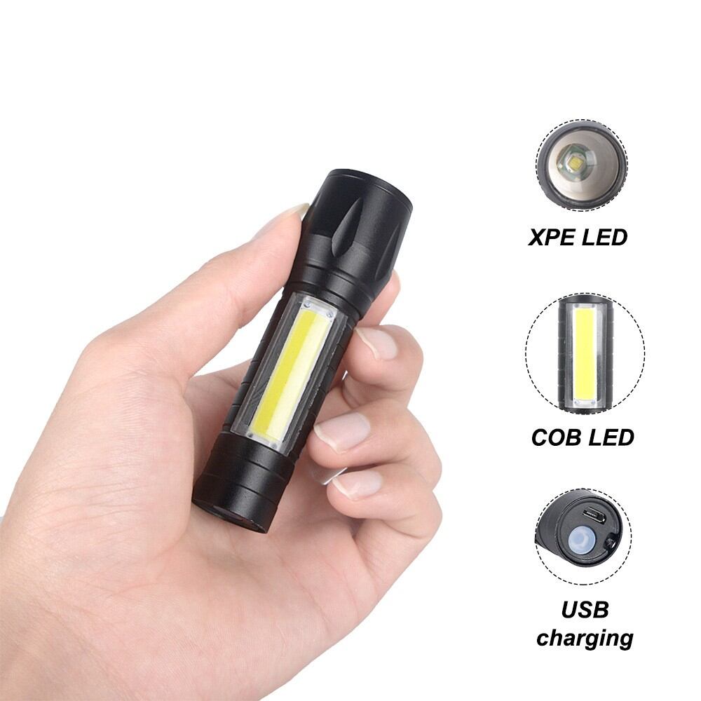 Combo 2 Đèn pin led đa năng mini