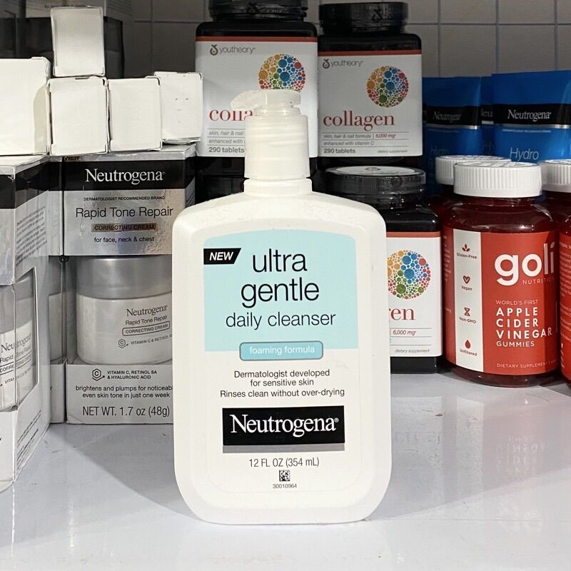 Sữa rửa mặt dịu nhẹ Neutrogena Ultra Gentle Daily Cleaser Foaming Formula 171ml 354ml