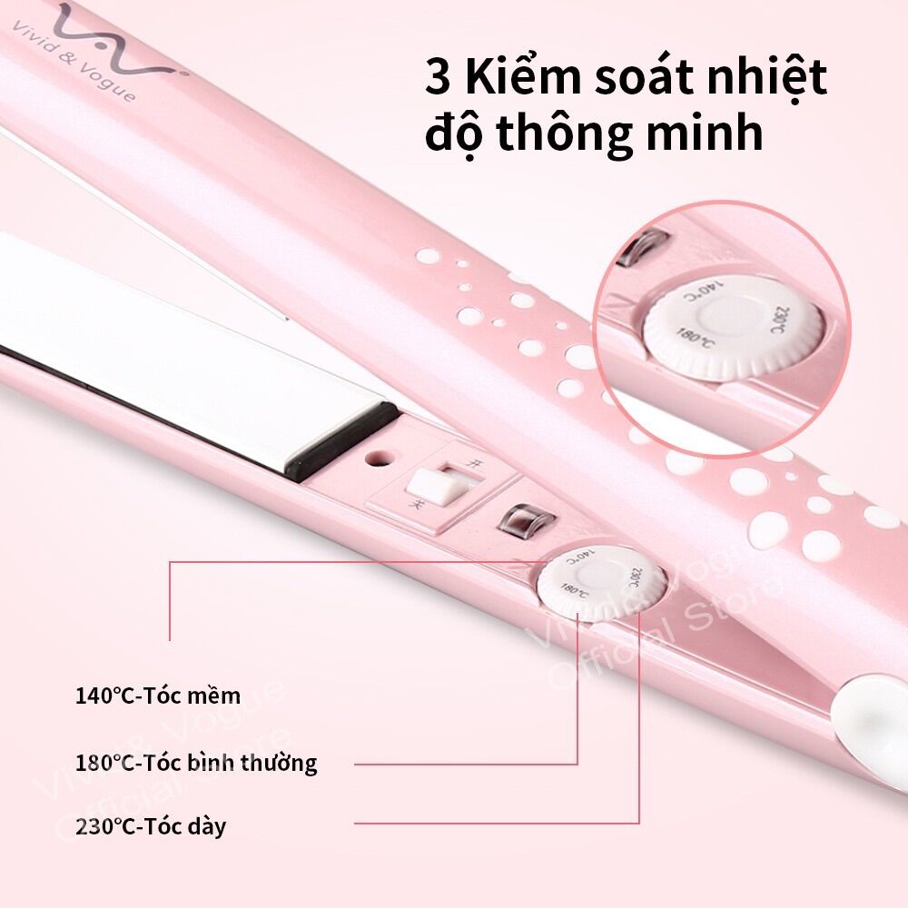 MÁY KẸP DUỖI UỐN TÓC ĐA NĂNG VIVID & VOGUE