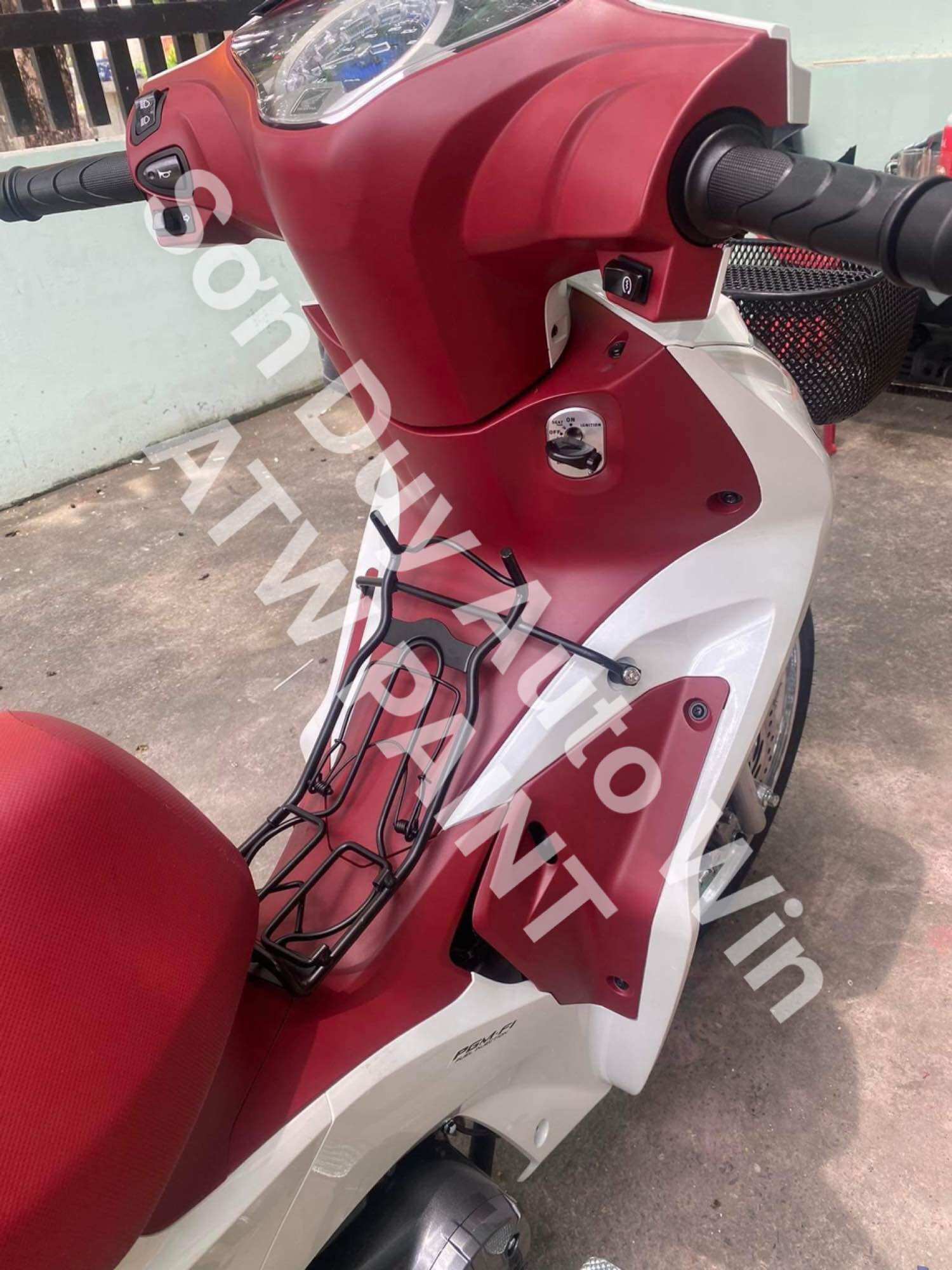 Sơn Màu Đỏ Mờ Nhựa Nhám Honda - Sơn 2K Mờ